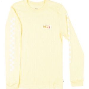 yellow vans long sleeve !